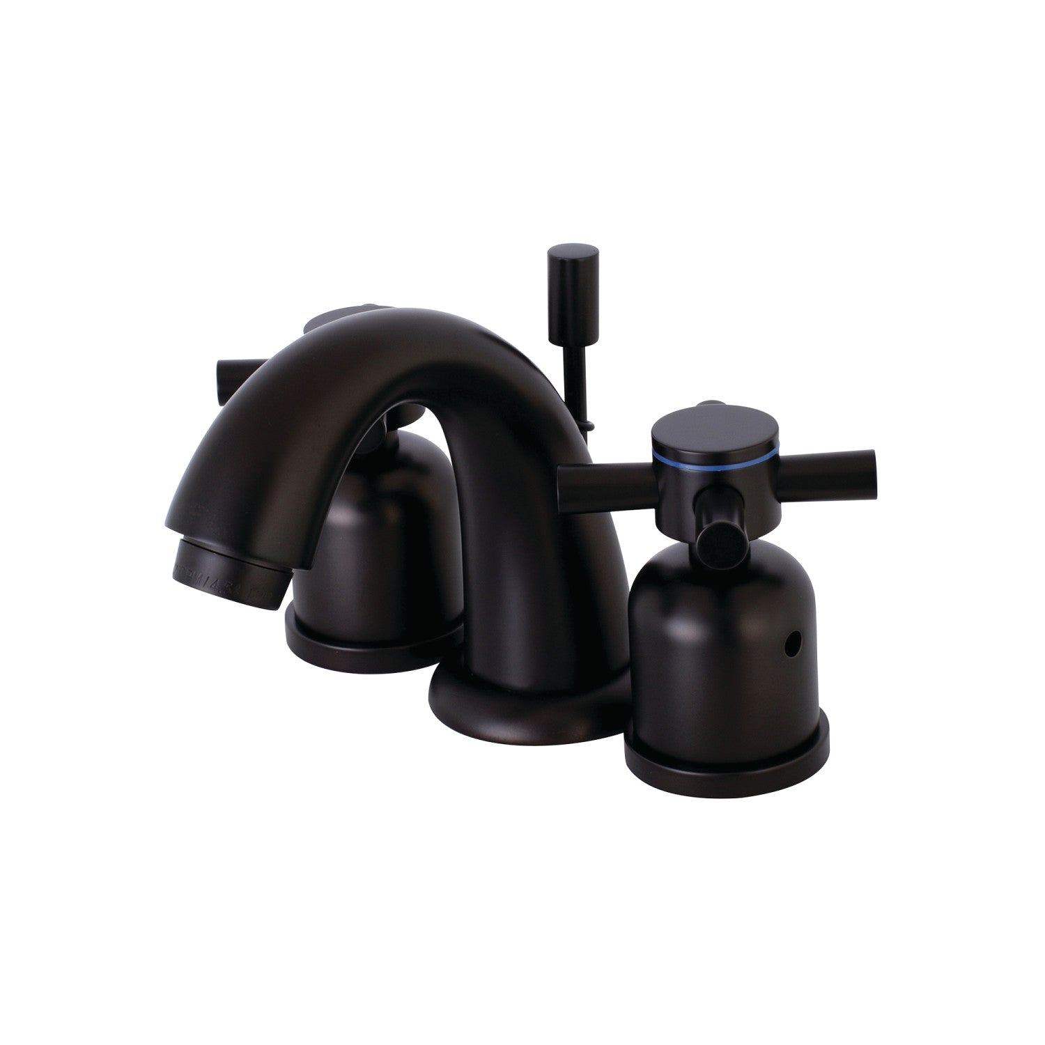 Kingston Tulare KB8915DX - Concord Two-Handle 3-Hole Deck Mount Widespread Bathroom Faucet with Pop-Up Drain, Oil Rubbed Bronze — image 1